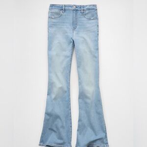 AE Super High waisted flare jeans